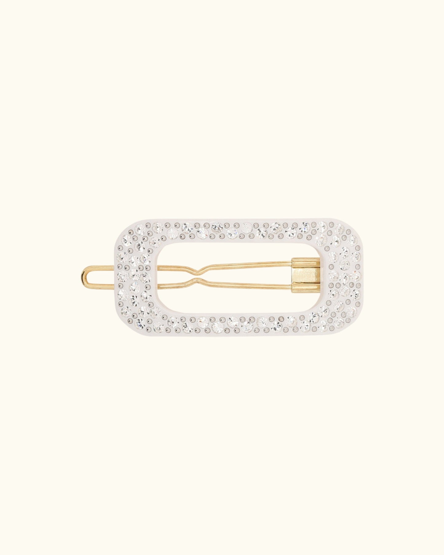 Hair Clip - Swarovski Square