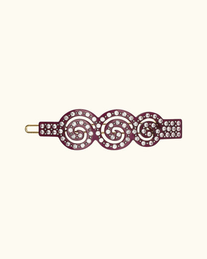 Hair Clip - Swarovski Swirl