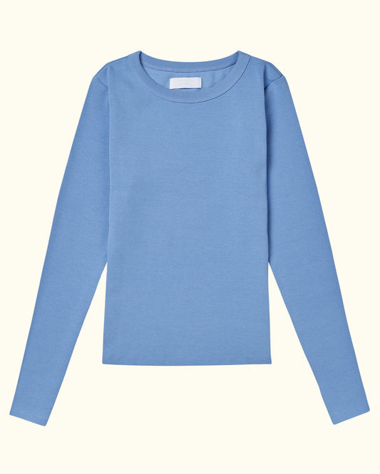 Line Longsleeve - Sky Blue