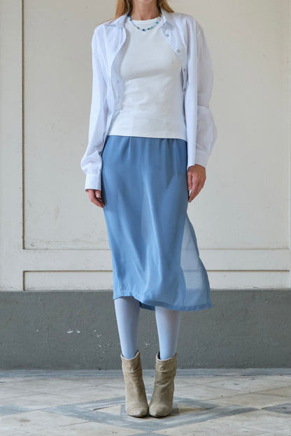 Amanda Skirt - Dove Blue