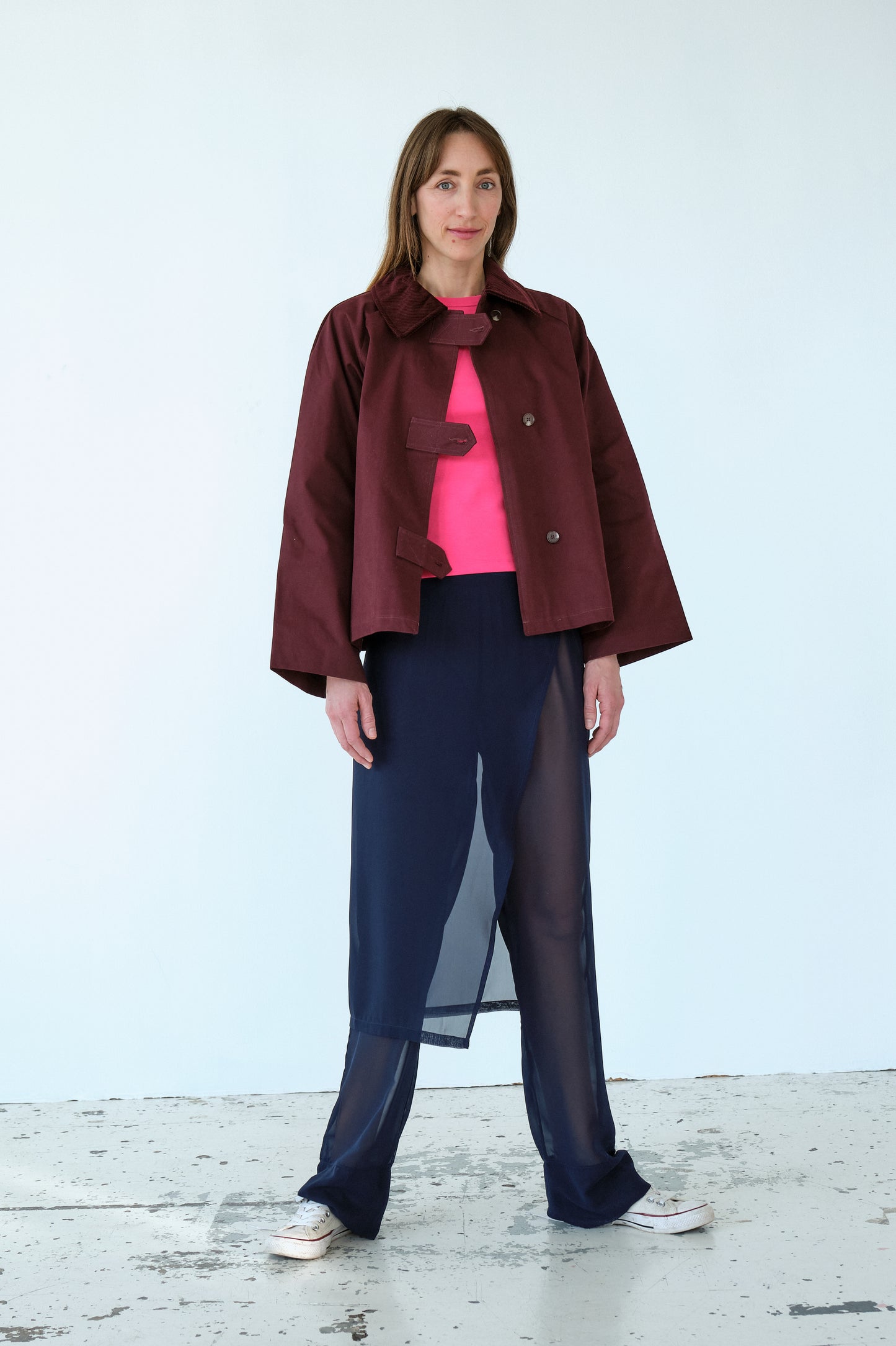 City Jacket - Burgundy